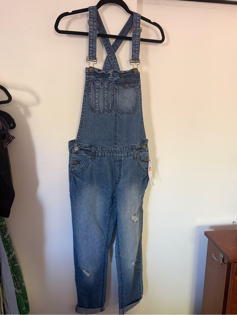 O’Neill Classic Blue Denim Overalls sz 7 - new with tags